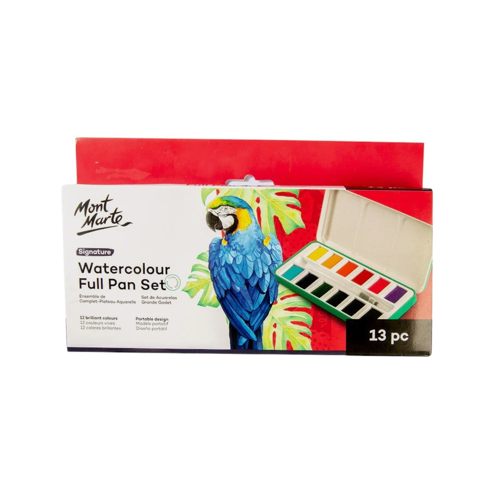 ont Marte Watercolour Full Pan Set 13pc - Front View